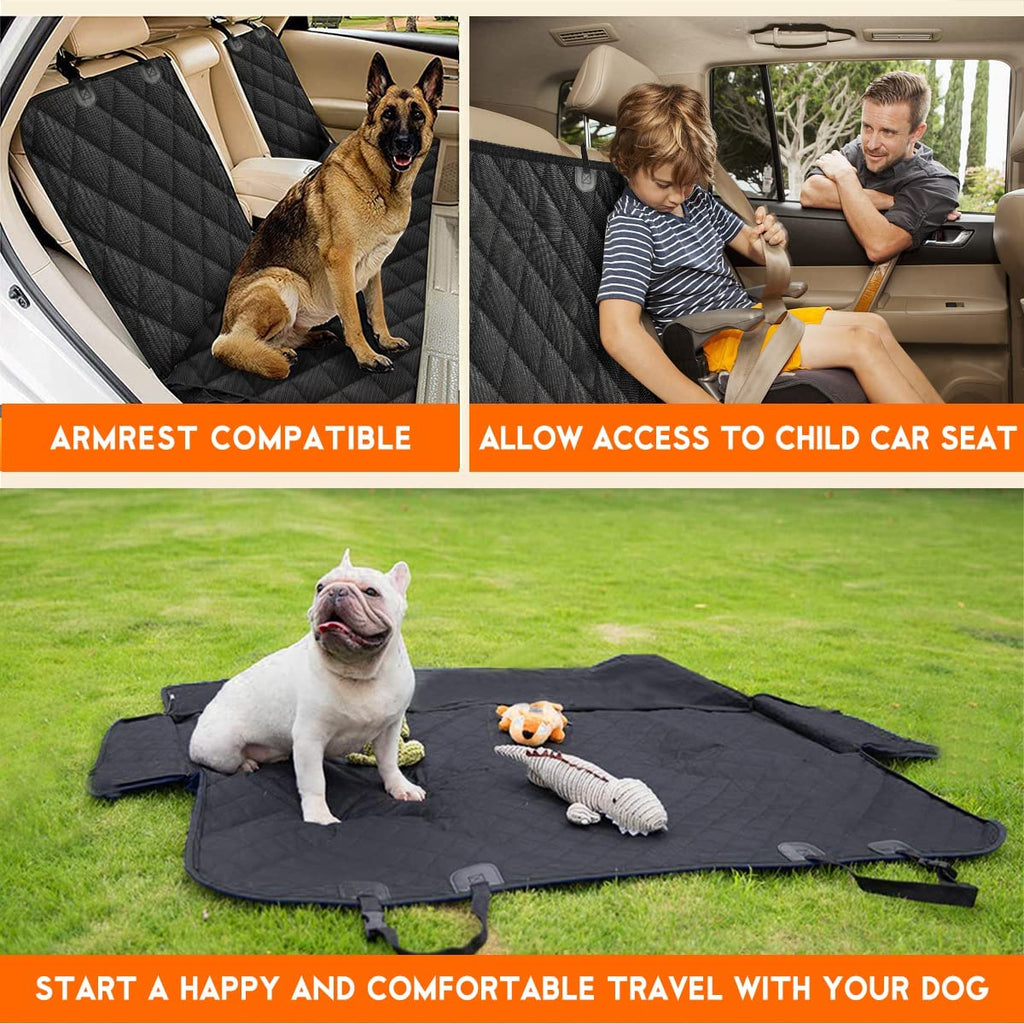 comfortable pet dog seat cover, waterproof-black 